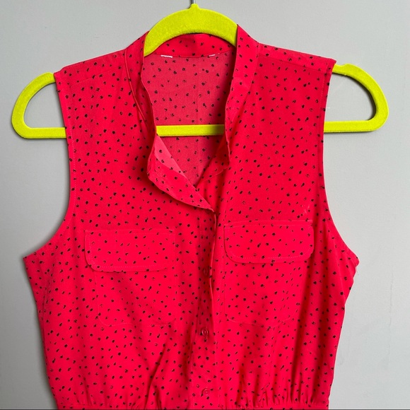 Red and black romper - Picture 2 of 10